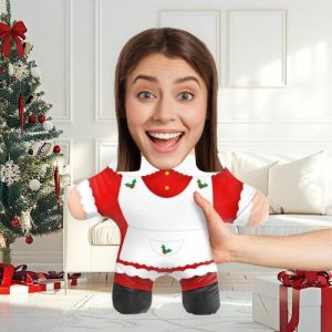 Pillows |   Customized Face Pillow Mrs Claus Face Pillow Gift For Friends Home & Living Pillows