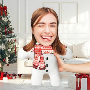 Pillows |   Customized Face Pillow Snowman Face Pillow Christmas Gift Home & Living Pillows