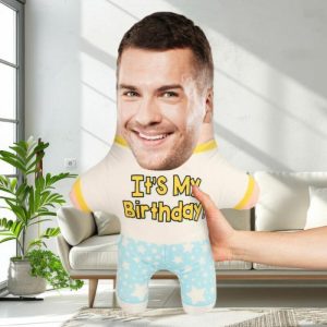 Pillows |   Customized Face Pillow "Today Is My Birthday" Pillow Gift For Friends Home & Living Pillows