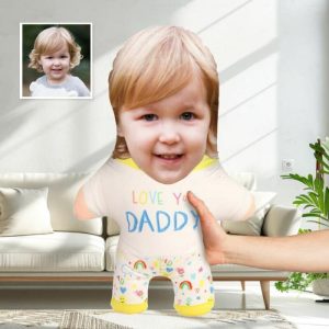 Pillows |   "Love You Daddy" Customized Face Pillow For New Dads Home & Living Pillows