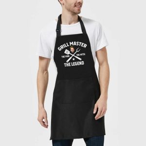 Kitchen |   Custom Photo Apron Creative Gift For Dad "The Man The Myth" Home & Living Kitchen