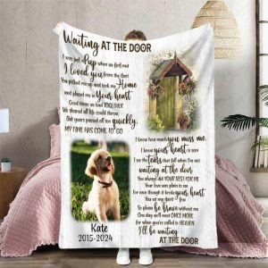 Blankets |   Personalized Picture Blanket Memorial Gift For Pet Lovers "We’Ll Meet" Blankets Blankets