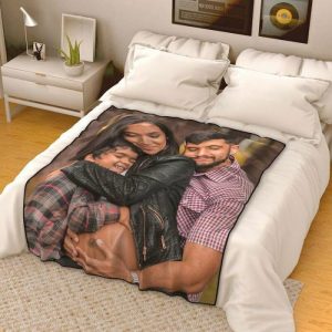 Blankets |   Personalized Photo Coral Fleece Blanket For Family Blankets Blankets