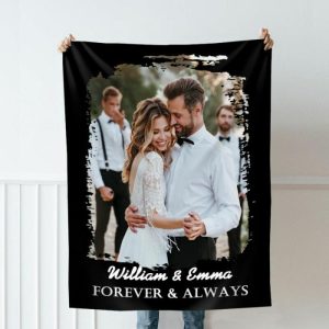 Blankets |   Personalized Picture Blanket Artistic Design Style Romantic Gift For Couples Blankets Blankets