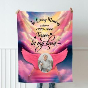 Blankets |   Personalized Picture Blanket With Beautiful Wings Pattern Warm Gift For Family Blankets Blankets