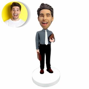 Ornaments |   Custom Bobblehead Customized Face Suit Men’s Gift For Boss Home & Living Ornaments