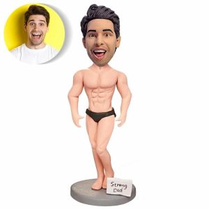 Ornaments |   Custom Bobblehead Gifts For Fitness Enthusiast Men Home & Living Ornaments