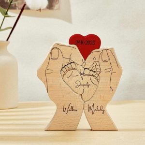 Ornaments |   Personalized Wooden Family Puzzle For Father's Day