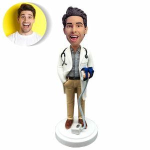 Ornaments |   Custom Bobblehead Funny Gifts For Male Doctors Home & Living Ornaments